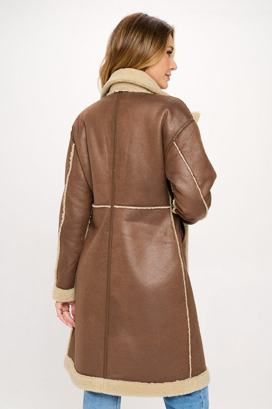Reversible Bonded Long Coat
