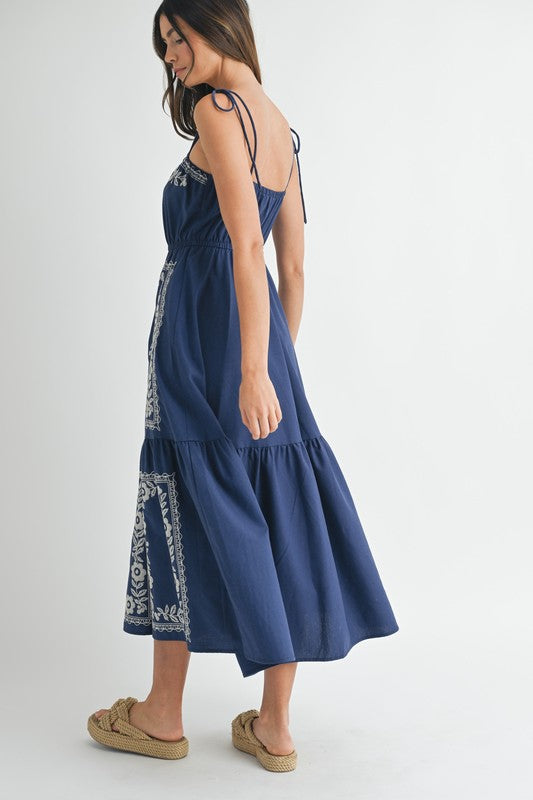 Navy Box Dress