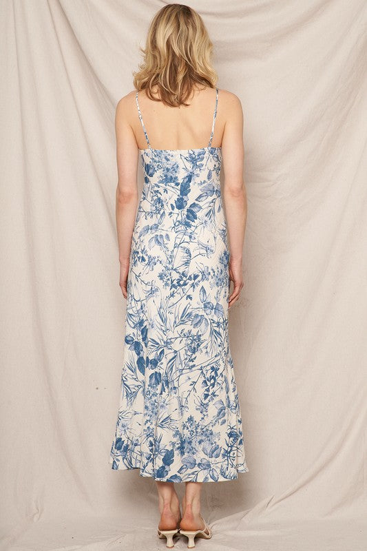 Blue Forest Long Dress