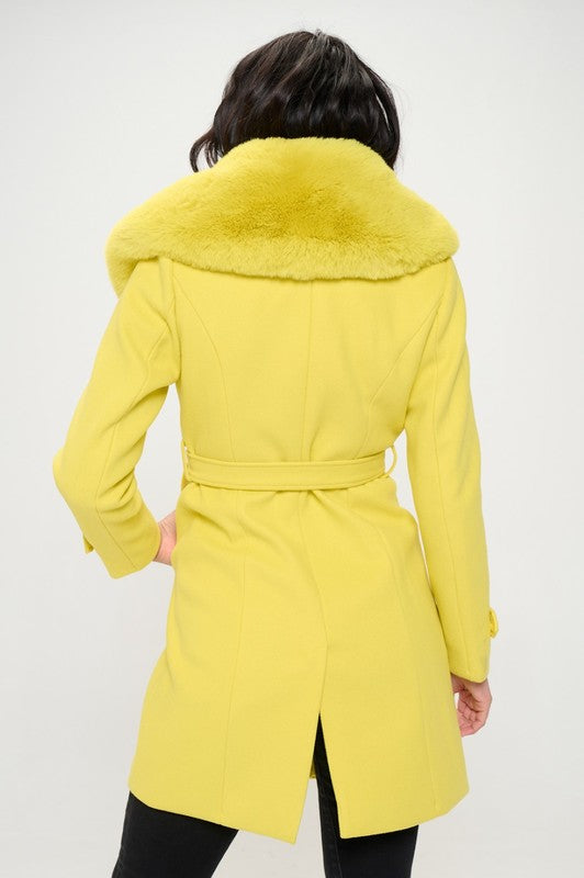 Citrus Fur Coat