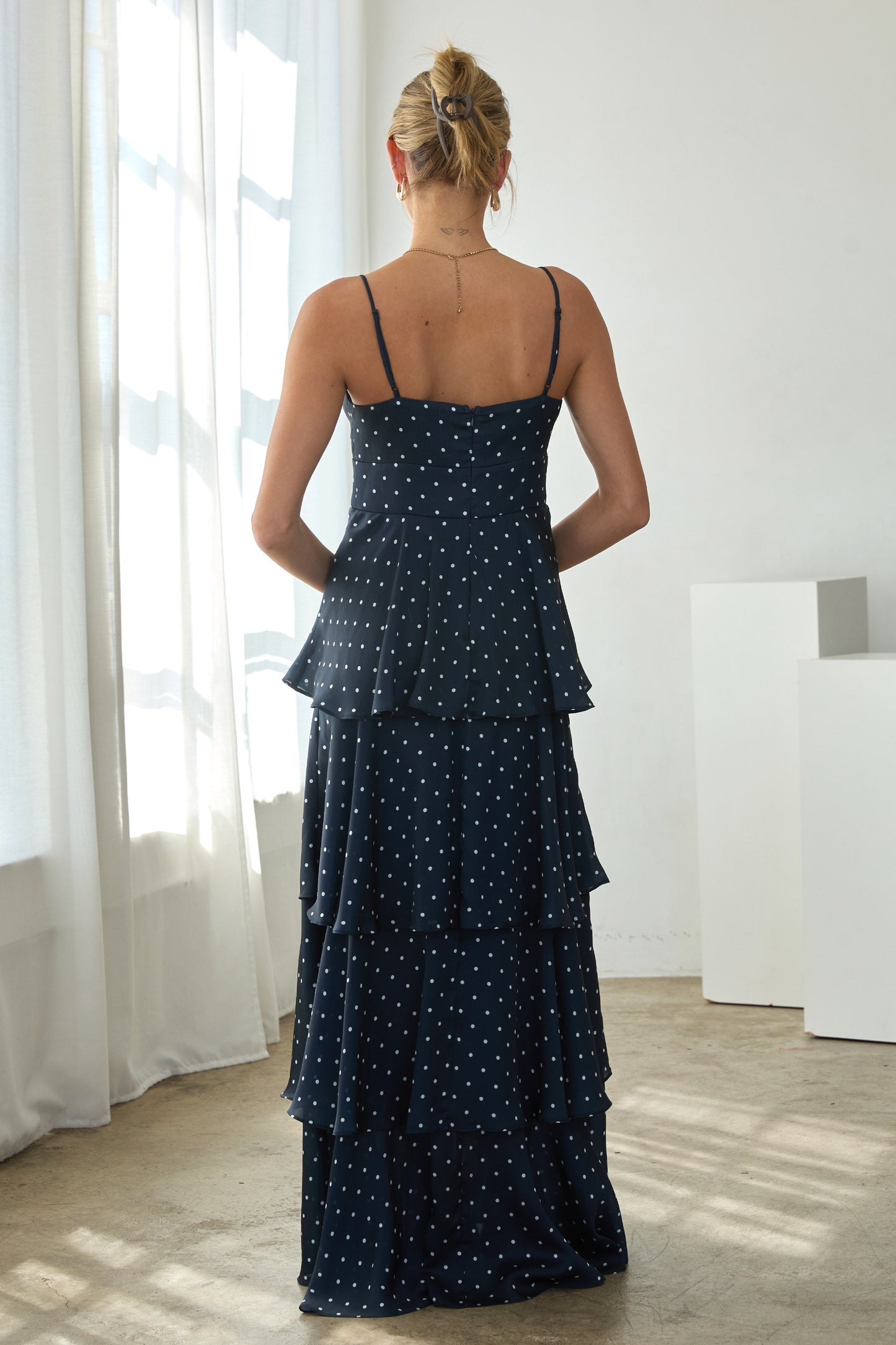 Polka Dot Cami Maxi Dress