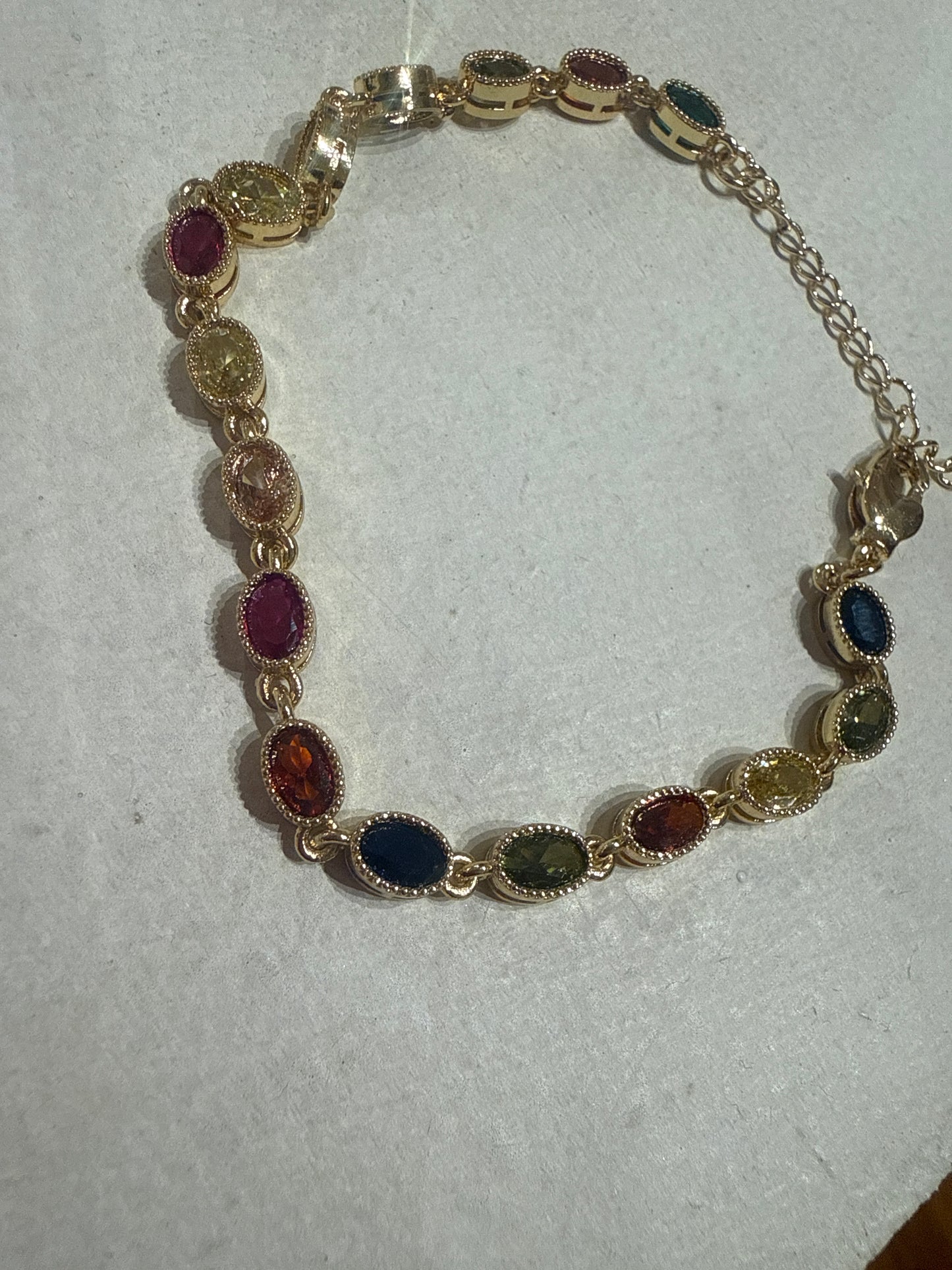 Rainbow Crystal Bracelet