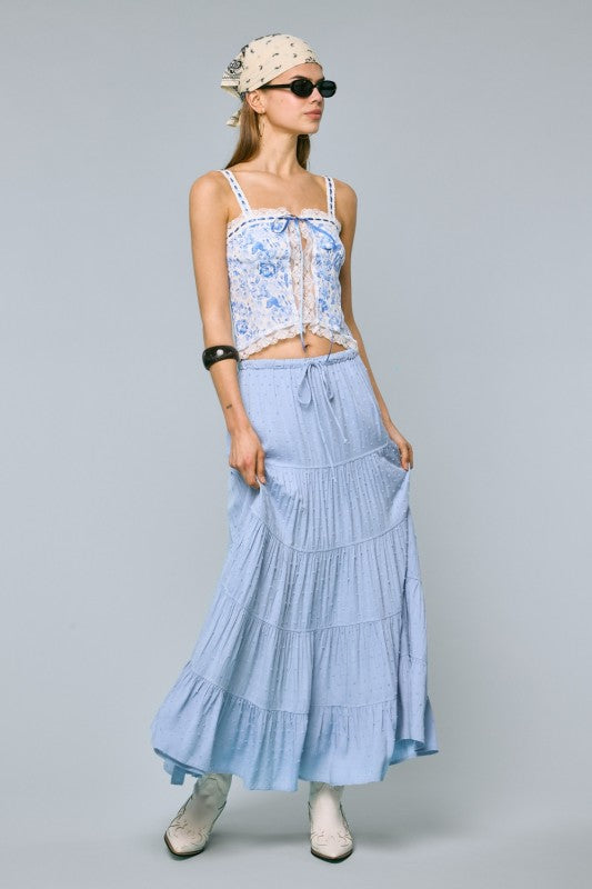 Watercolor Crop Top