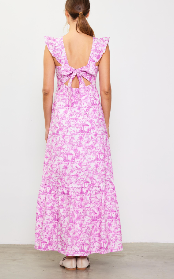 Tie Back Maxi dress