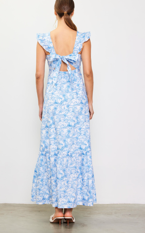 Tie Back Maxi dress