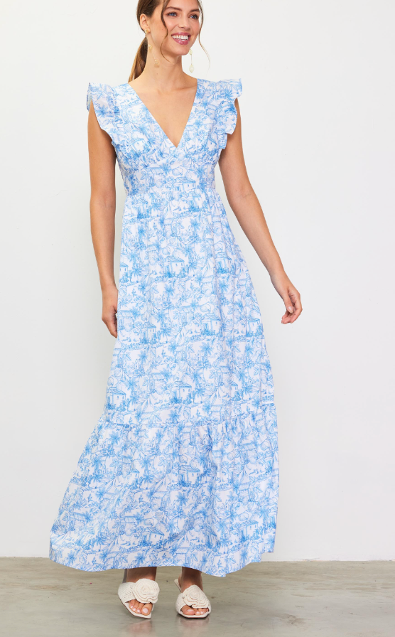 Tie Back Maxi dress