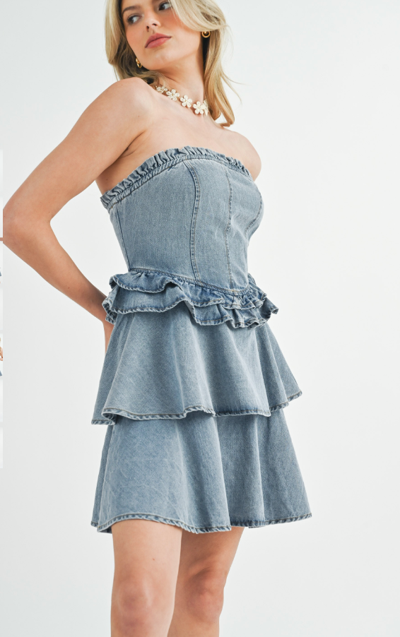 Denim Tube dress