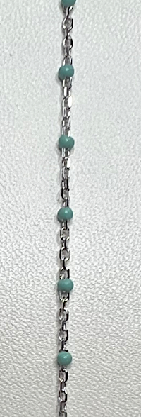 Silver Turquoise Chain