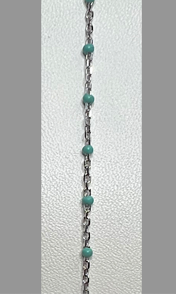 Silver Turquoise Chain
