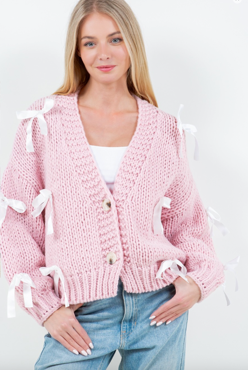 Bow Cardigan