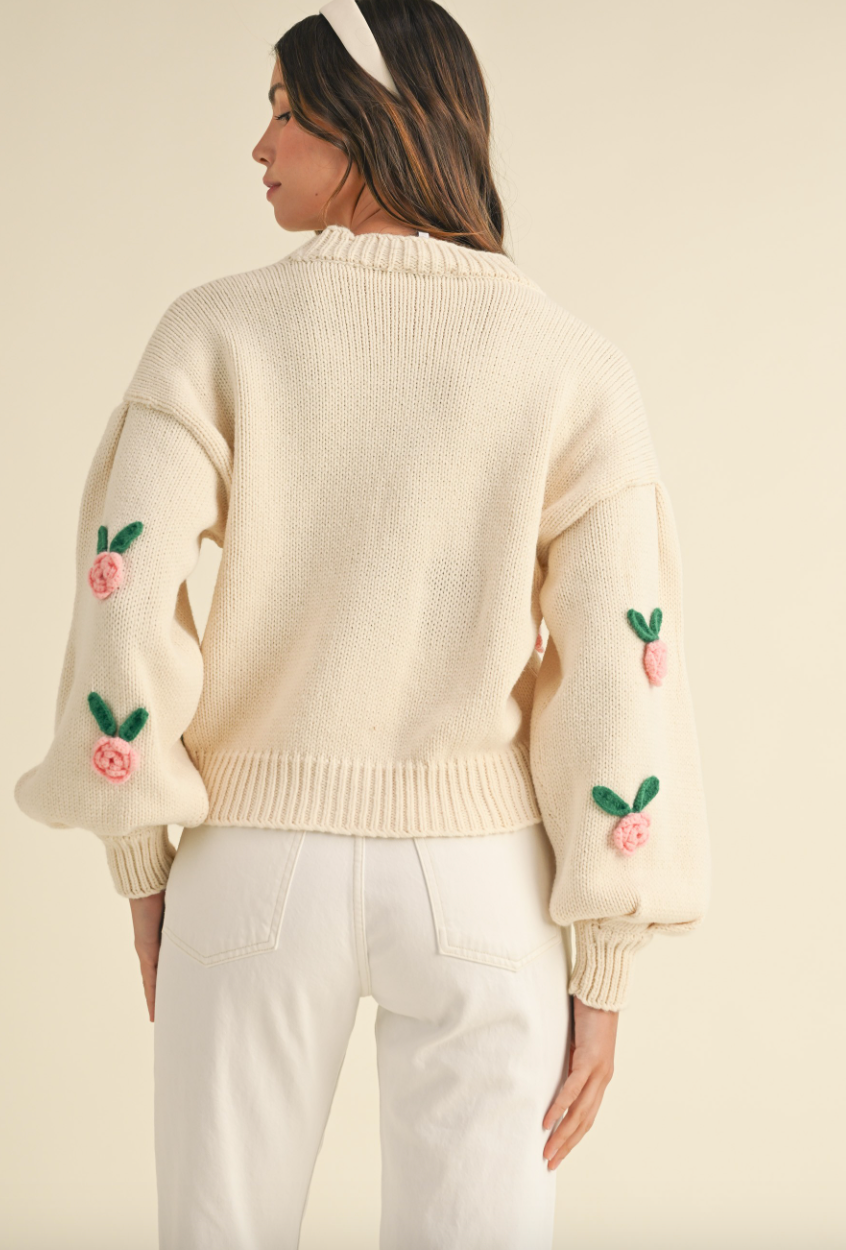 Rose Chunky Cardigan