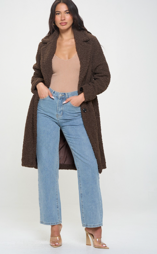 Sherpa Fur Coat