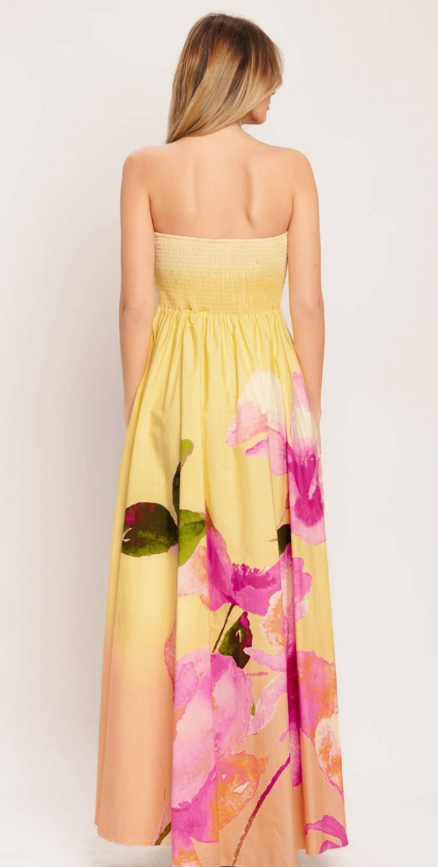 Yellow Flower Dress