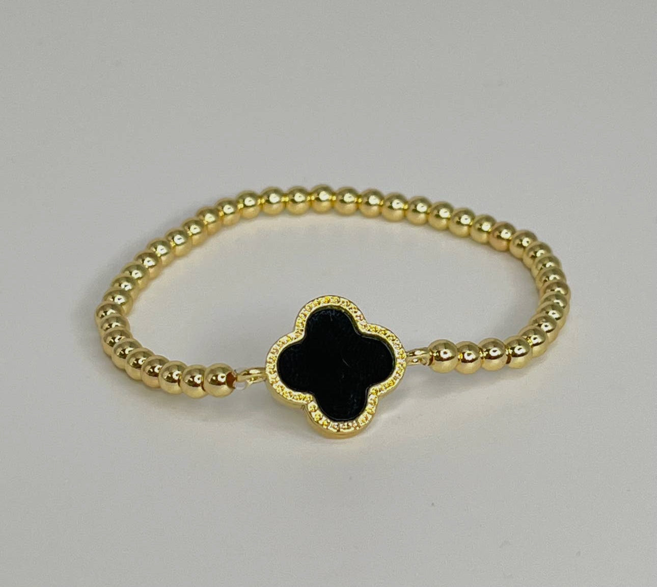 Beaded Clover Bracelet