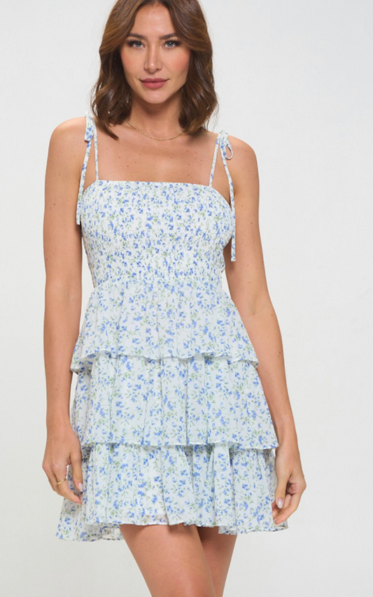 Chiffon Print Dress