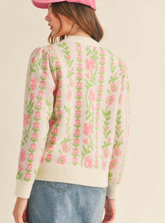 Diana Floral Sweater