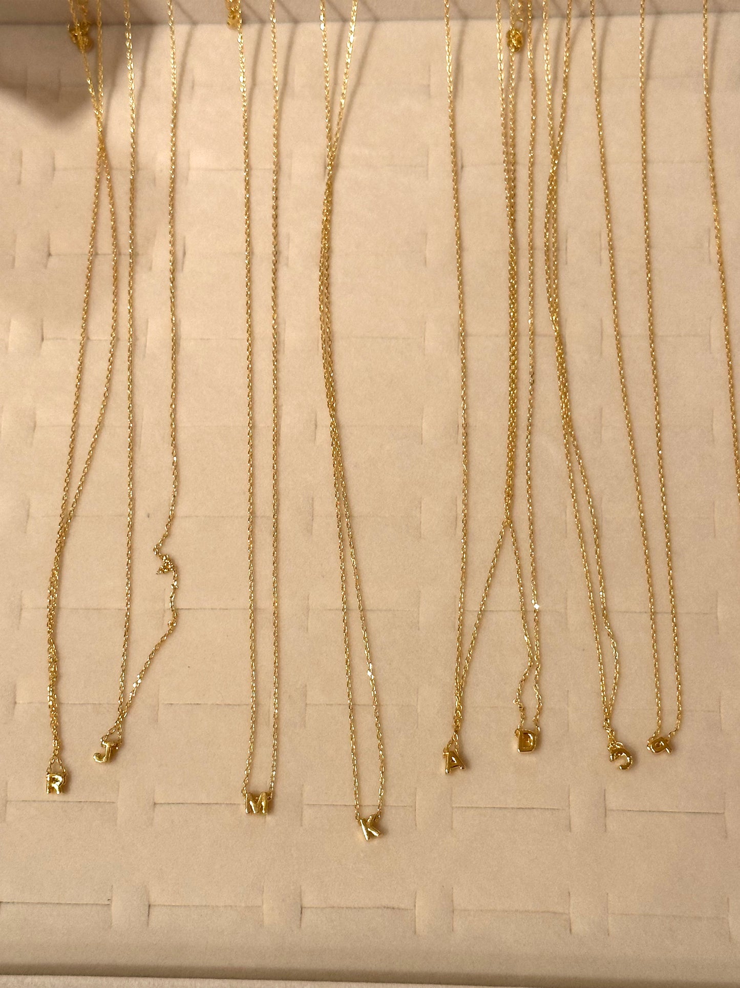 Gold Letter Necklace