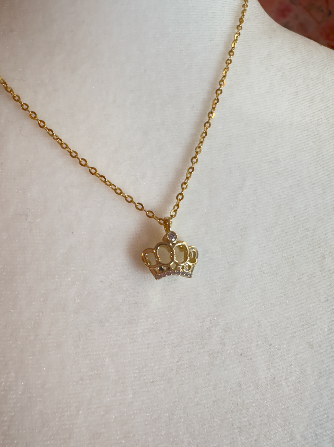 Crown Charm Necklace