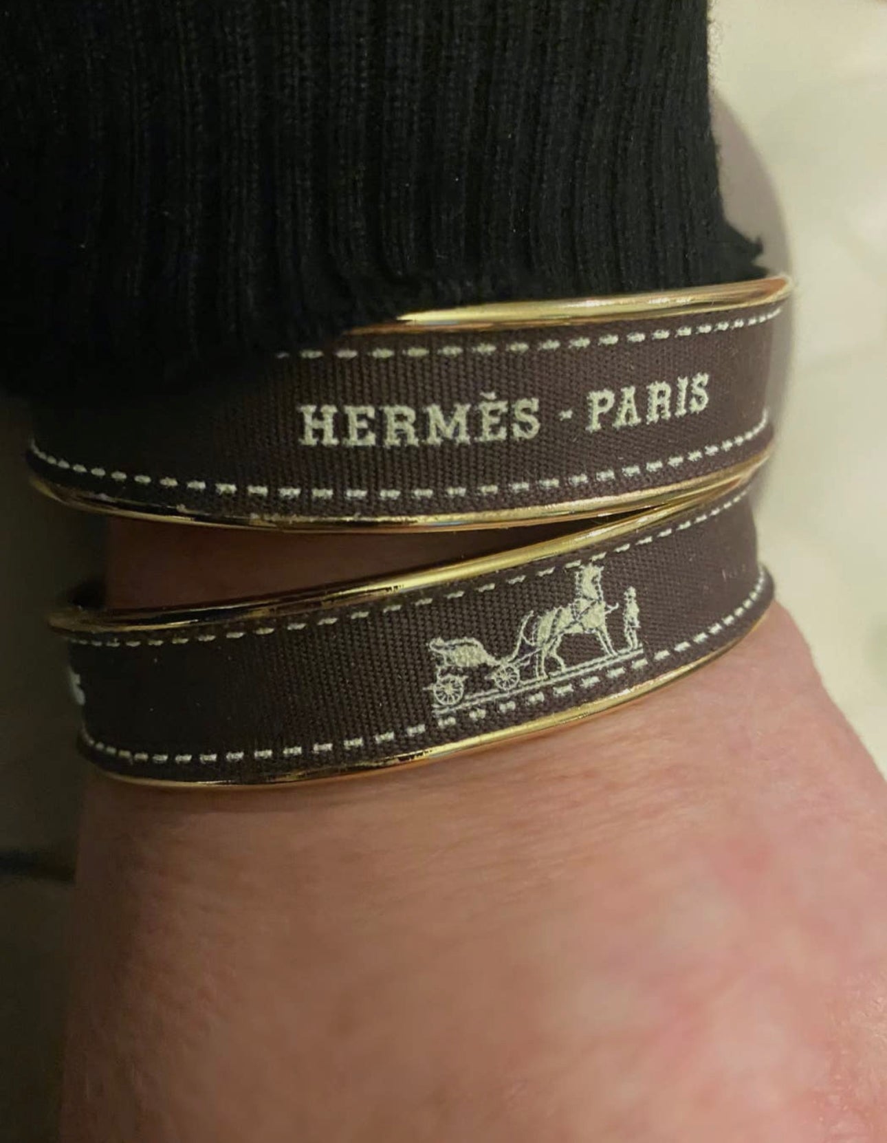 Hermes Up-Cycled Bracelet