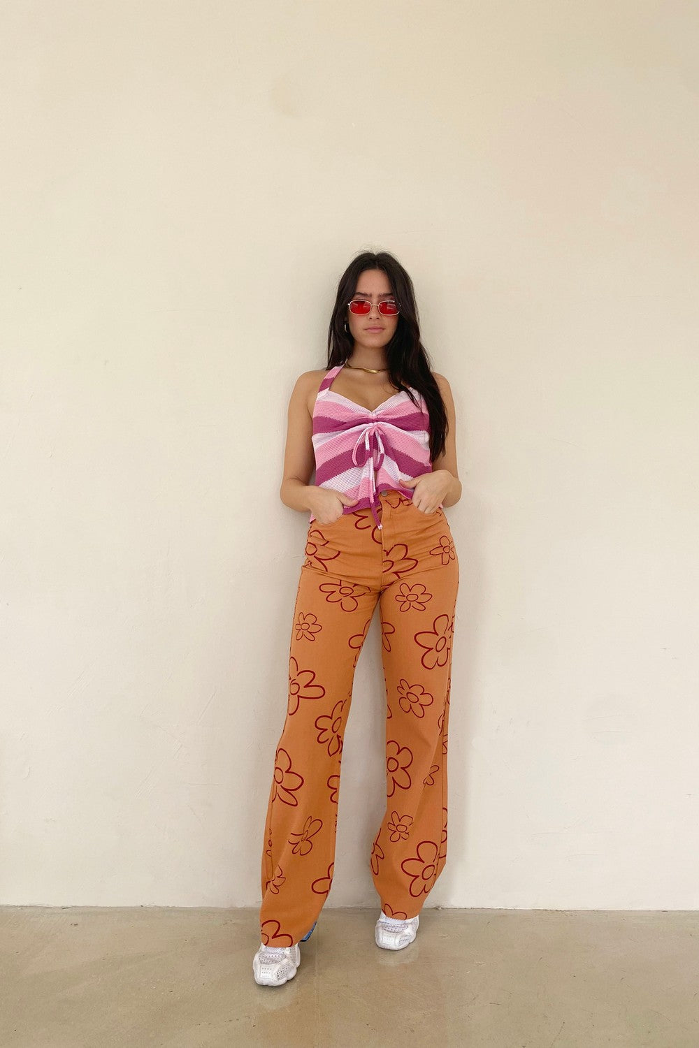 DAISY PRINTED PANTS