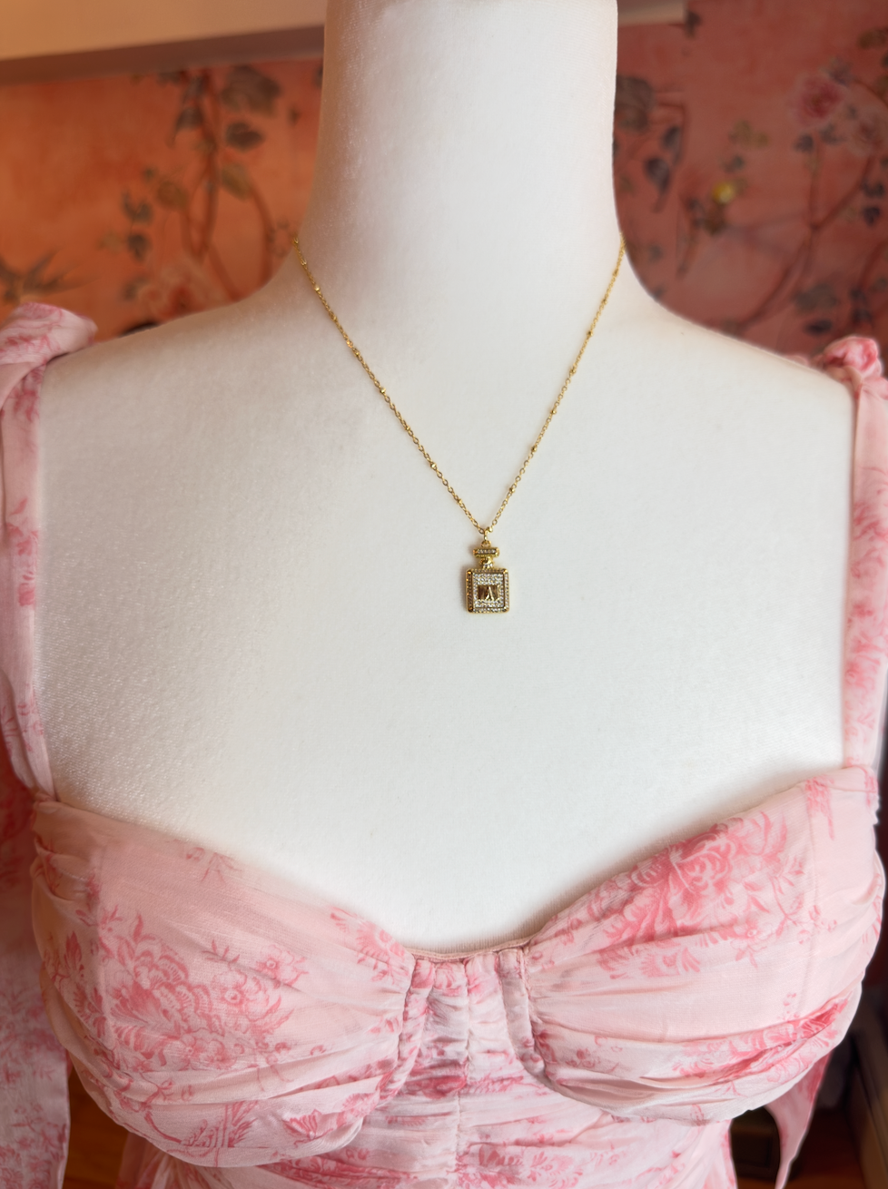 Perfume Bottle Necklace