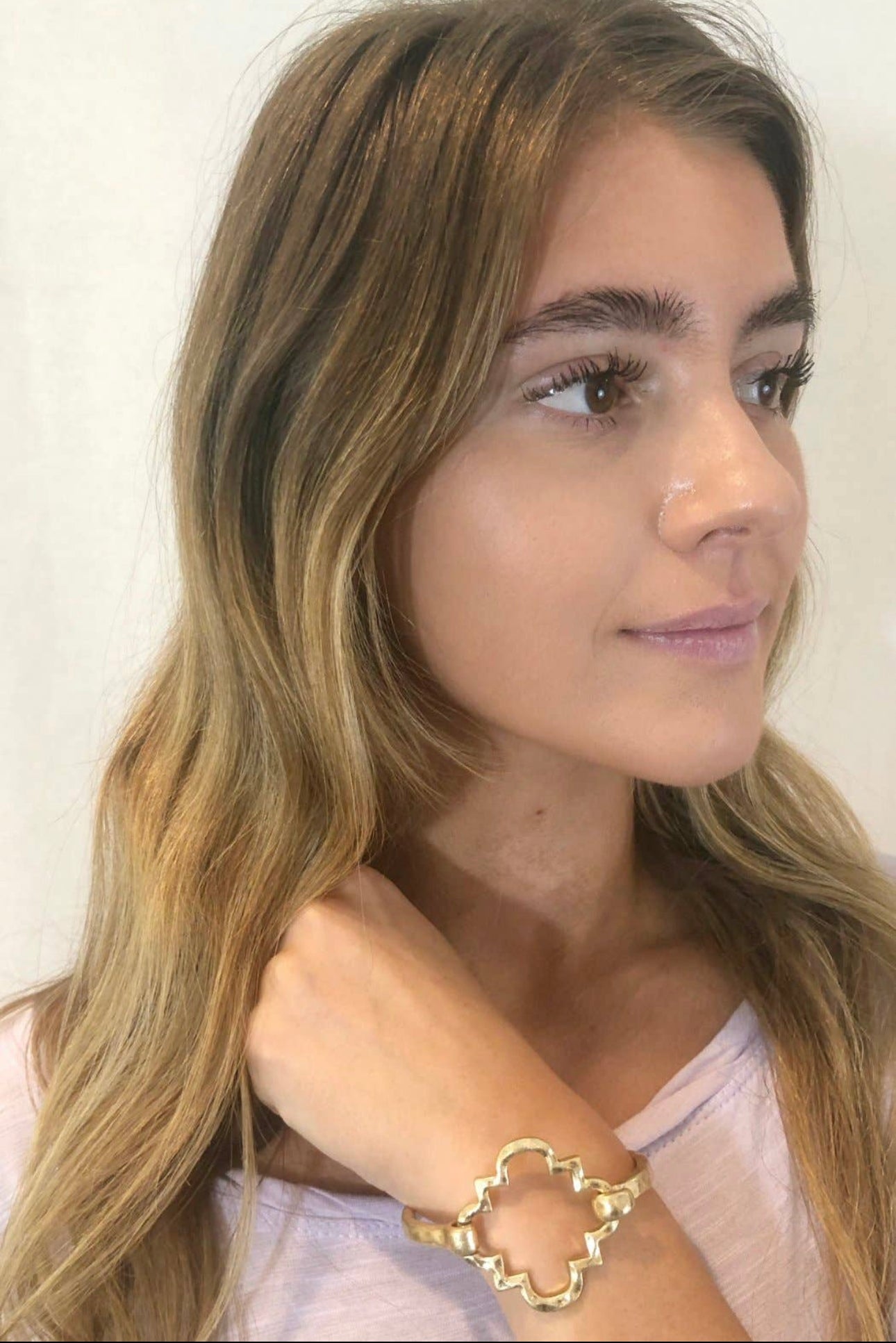 Gold Medallion Bracelet