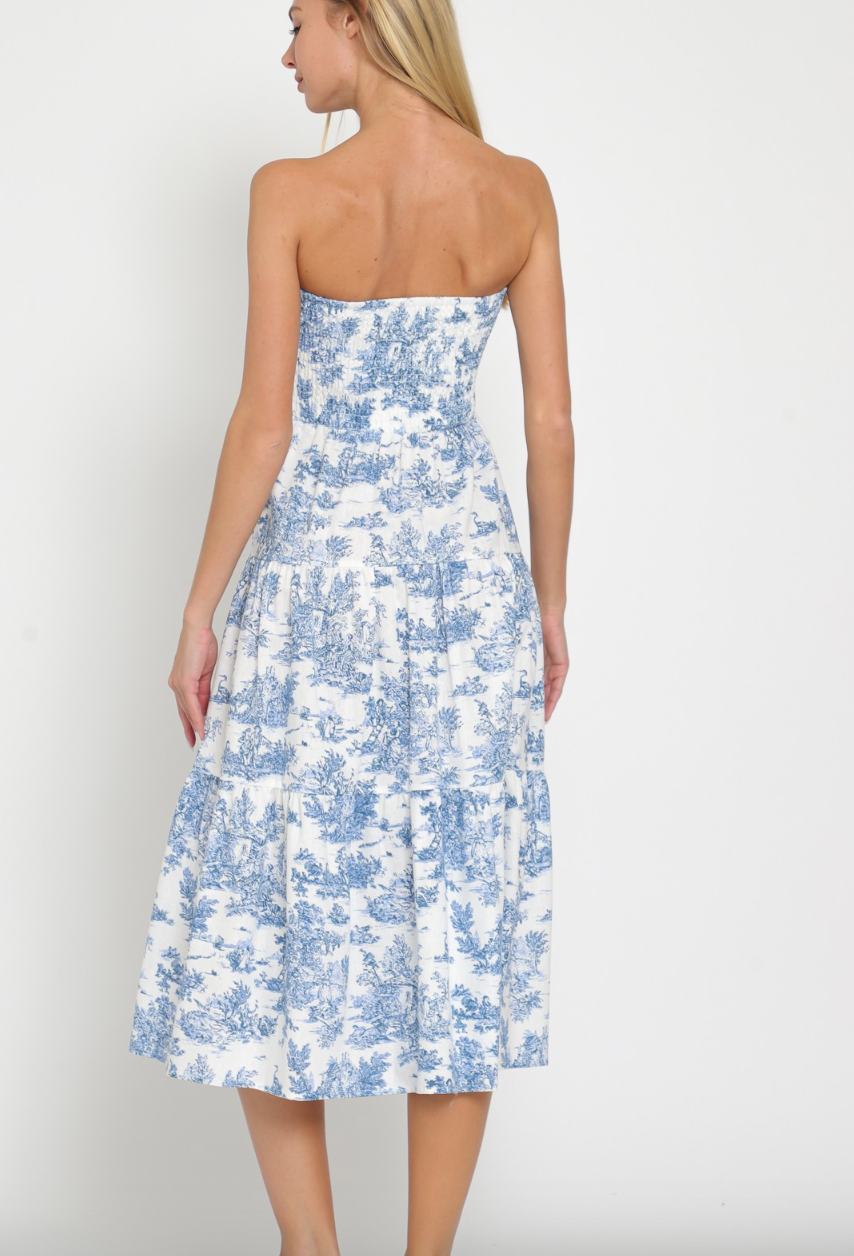 Tube Tie Midi Dress