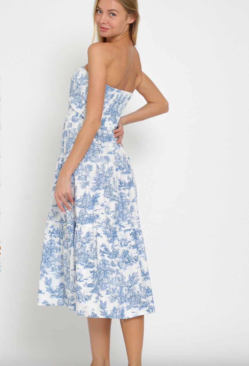 Tube Tie Midi Dress