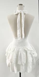 Eyelet Mini Dress