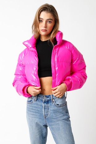 Pink Puffy Jacket