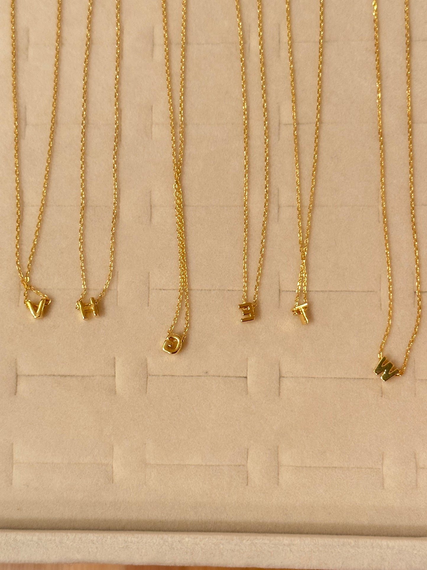 Gold Letter Necklace