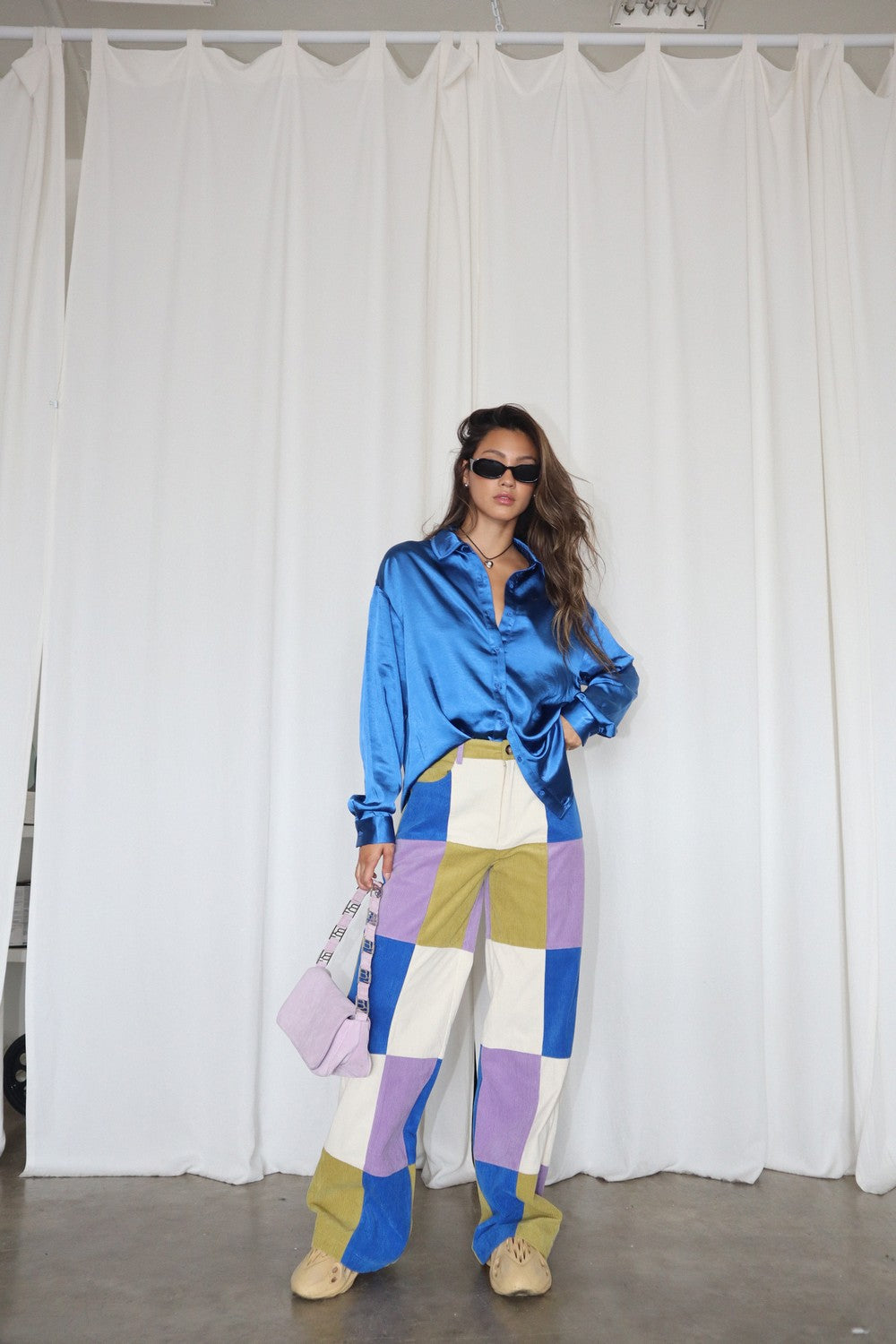 PATCHWORK CORDUROY PANTS