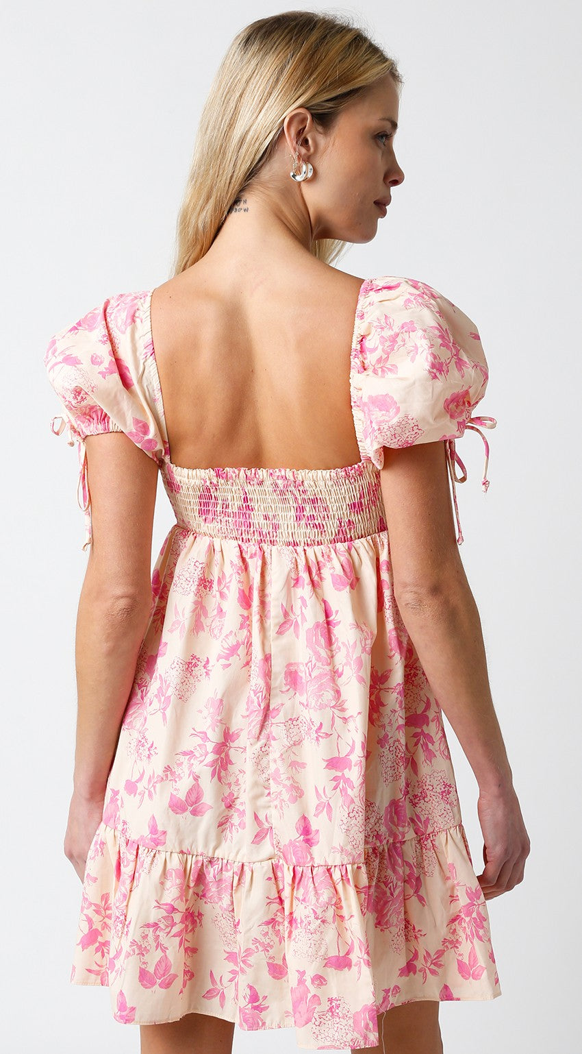 Penelope Puffy Sleeves Dress
