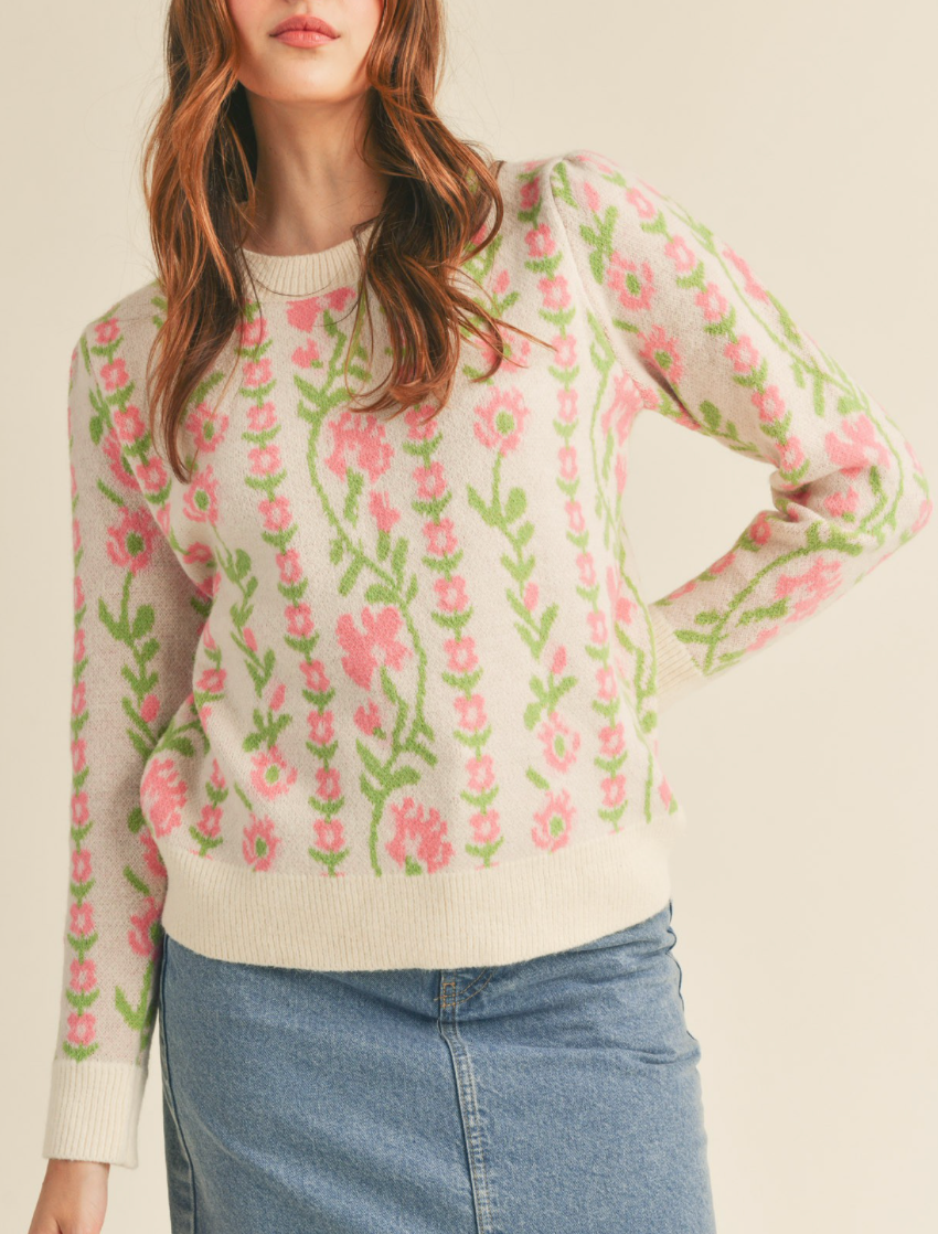 Diana Floral Sweater