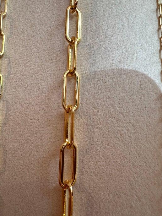 Big Paperclip Chain - Stainless Steel