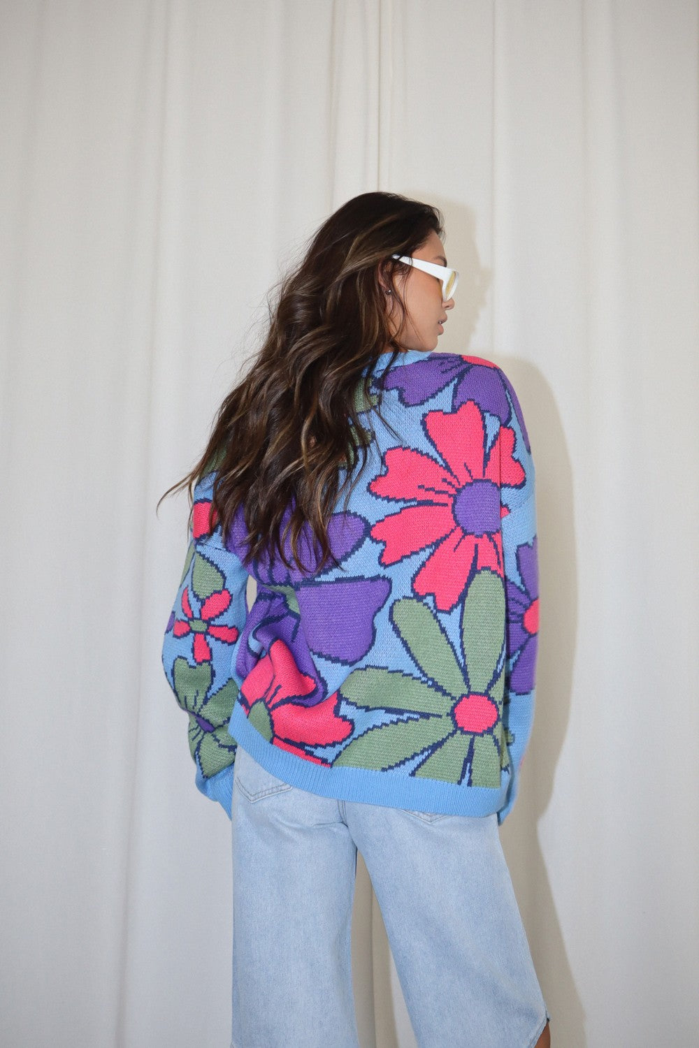 Big Flowers Sweater