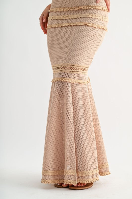 Riviera Crochet Knit Dress