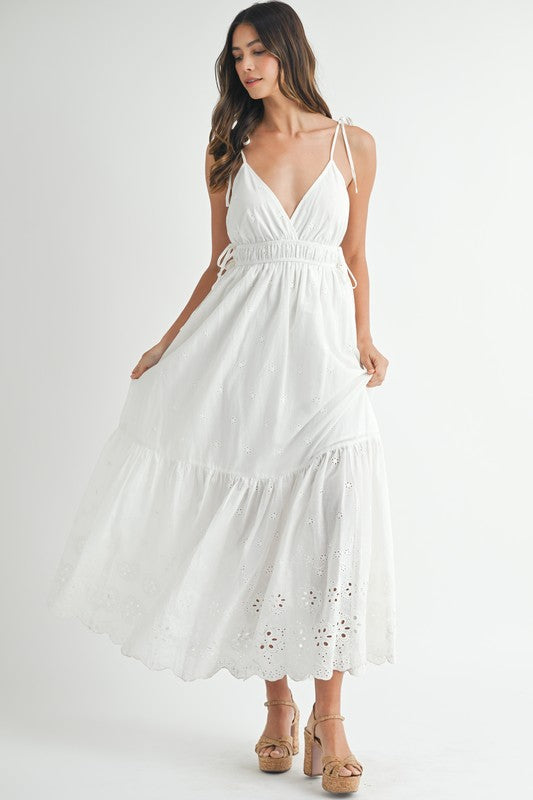 Triangle White Dress