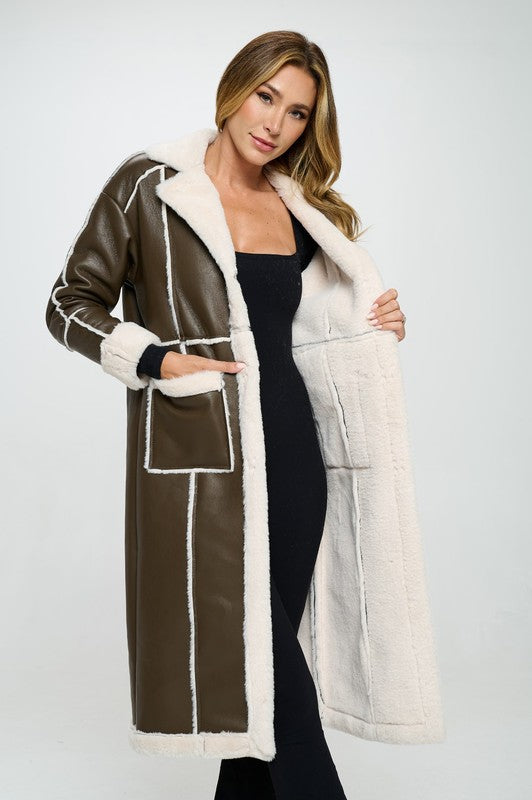 【ブロンズ】イーストショア Aspen Coat – Petunia