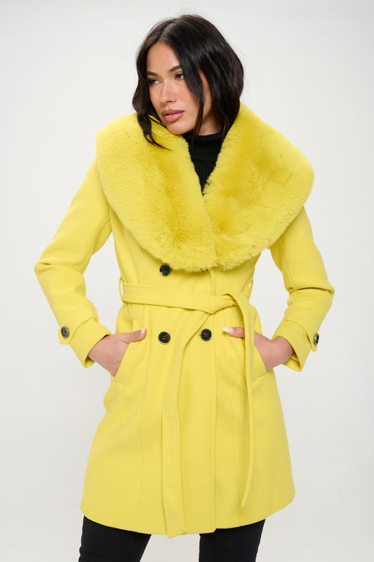 Citrus Fur Coat