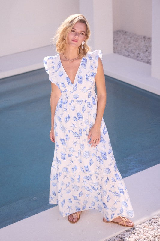 Seashell Maxi Dress