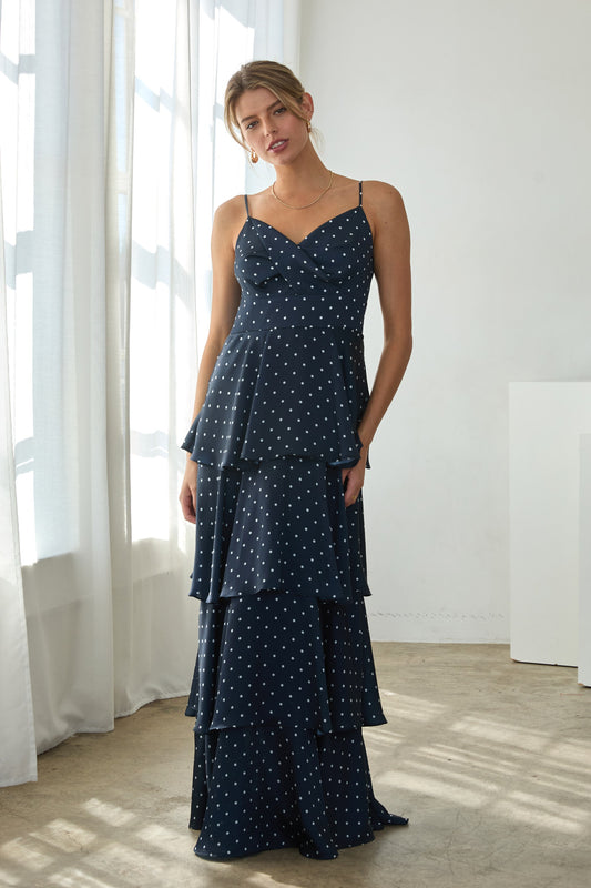 Polka Dot Cami Maxi Dress