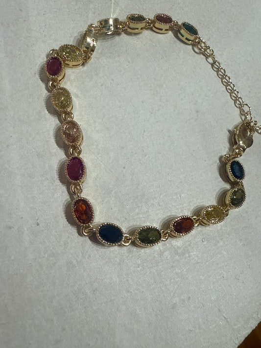 Rainbow Crystal Bracelet