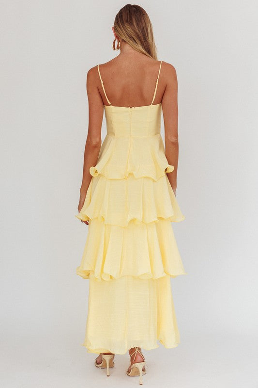 Ruffle Tiered Maxi Dress