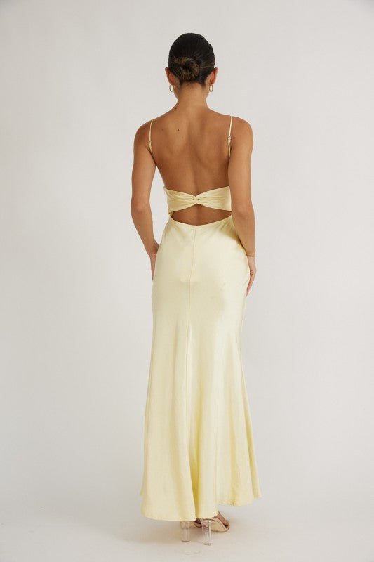 Satin Long Dress