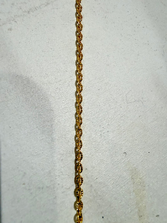Donut Chain - 18K Gold Plated/Stainless Steel