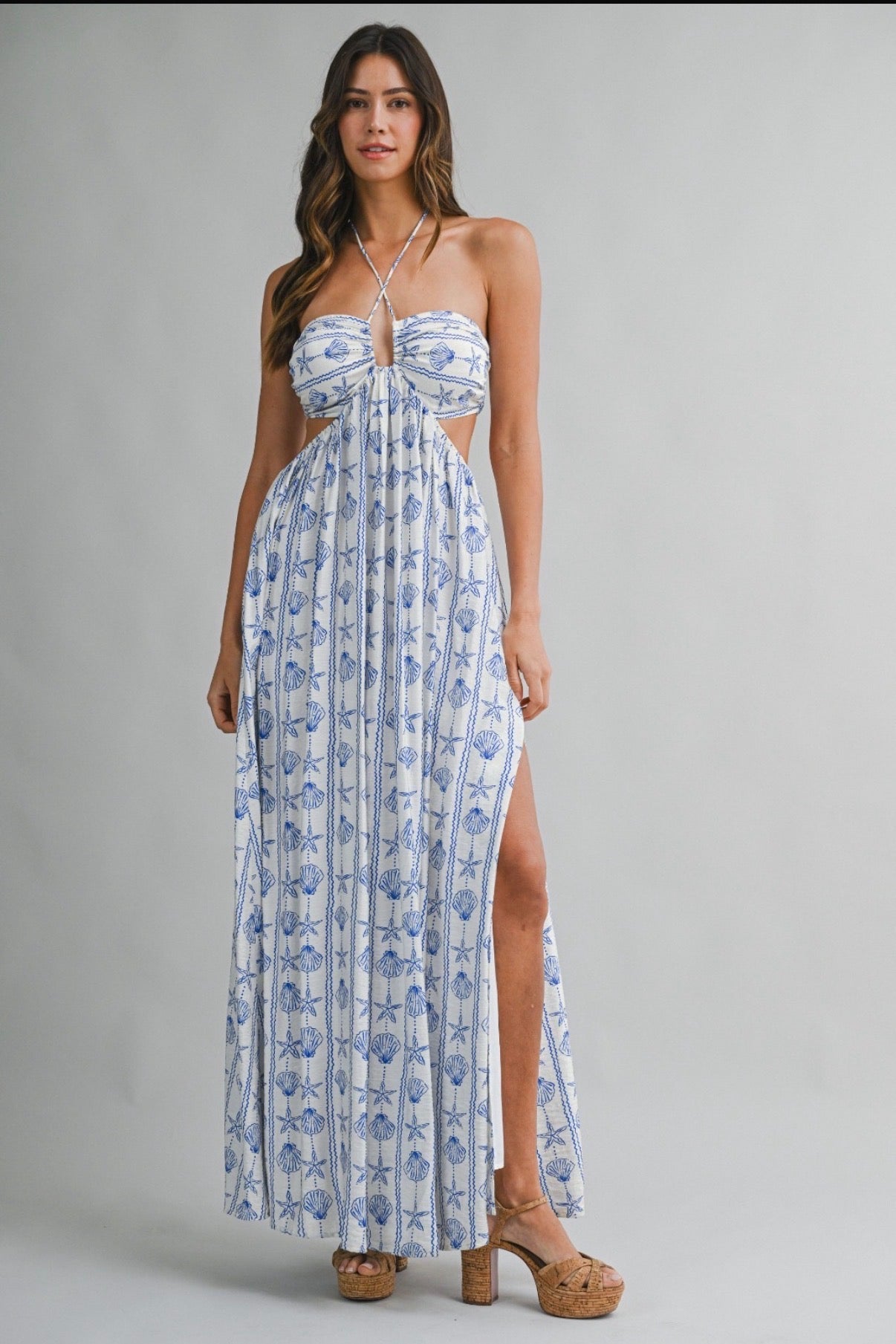 Sea Long Dresss