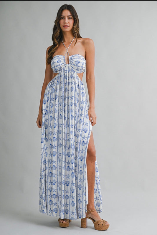 Sea Long Dresss