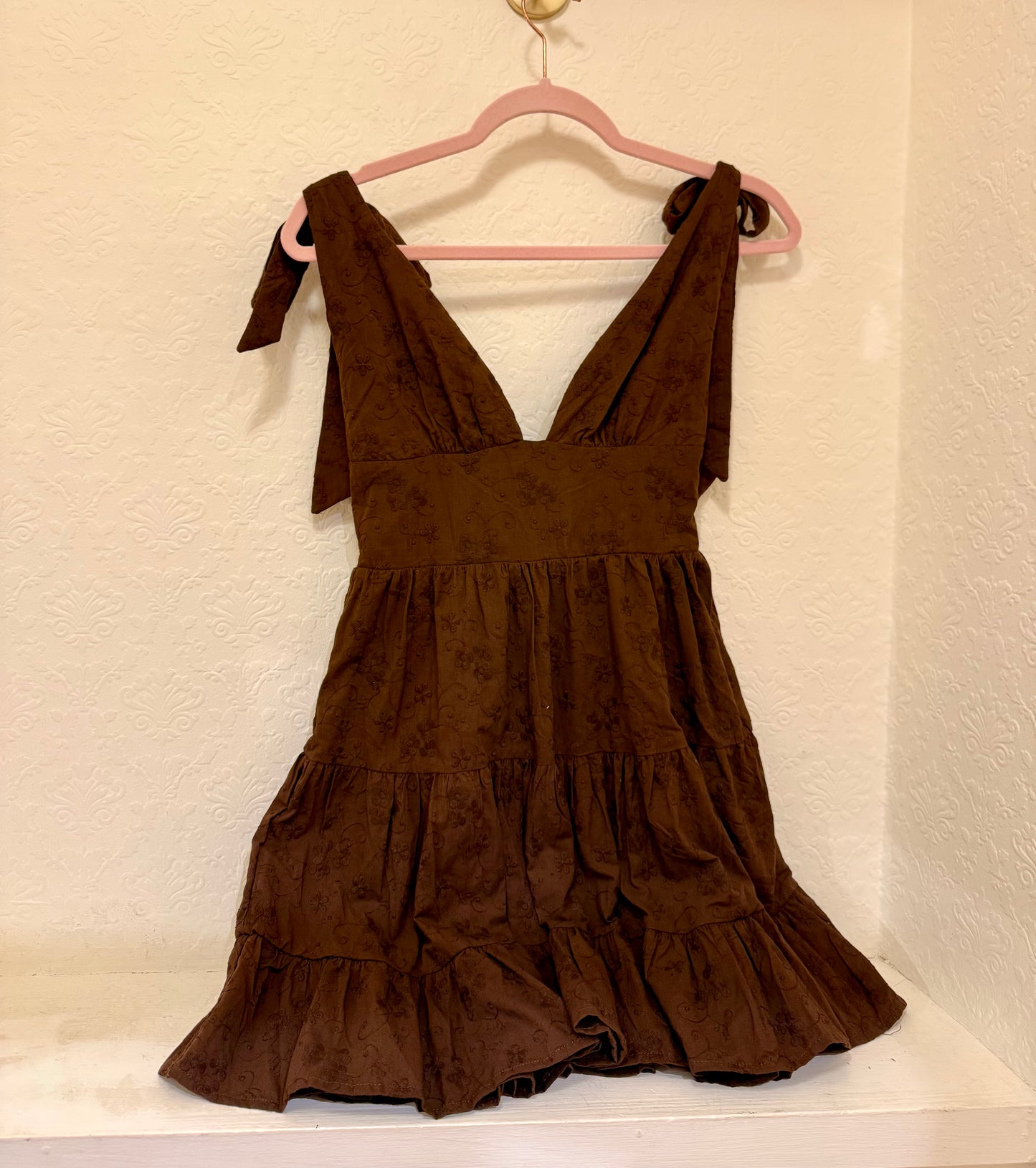 SM-D20913A Brown Dress