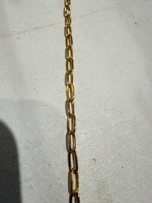 Thin PaperClip - 18K Gold Plated/Stainless Steel